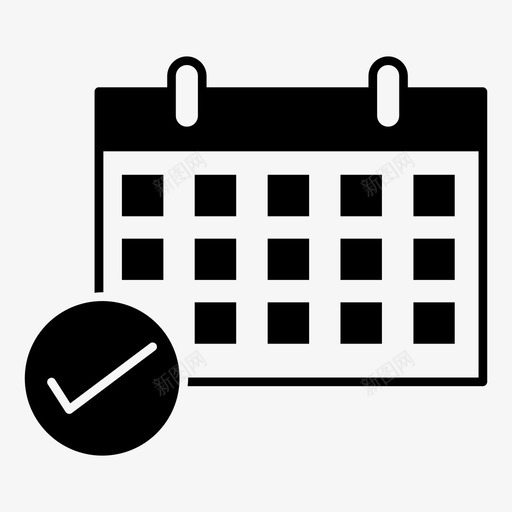 活动日程表计划图标svg_新图网 https://ixintu.com 日程安排 日程表 活动 计划