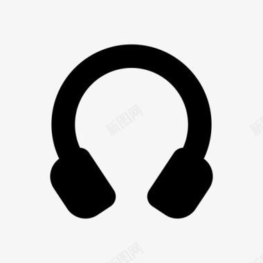 耳机音乐移动应用程序3图标图标