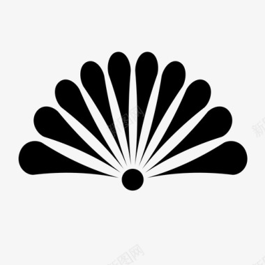 扇子图标