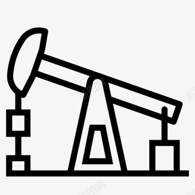 油泵工业石油井架图标图标
