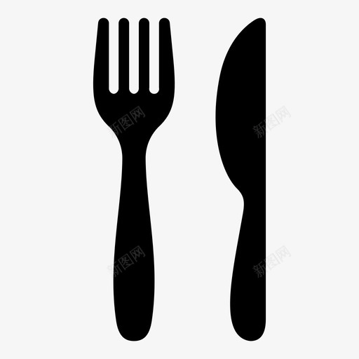 采购产品银器餐具叉图标svg_新图网 https://ixintu.com 厨房用具1 叉 叉和刀 采购产品银器 餐具