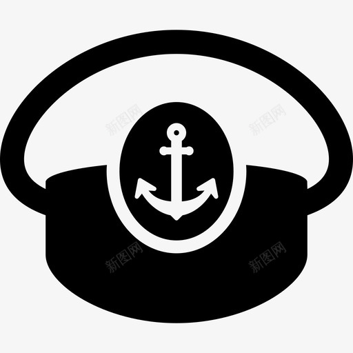 船长帽时尚海洋和海滩图标svg_新图网 https://ixintu.com 时尚 海洋和海滩 船长帽