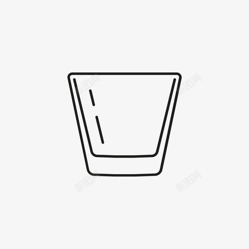 高档玻璃杯饮料玻璃杯图标svg_新图网 https://ixintu.com 果汁 水 玻璃杯 餐具 饮料 高档玻璃杯