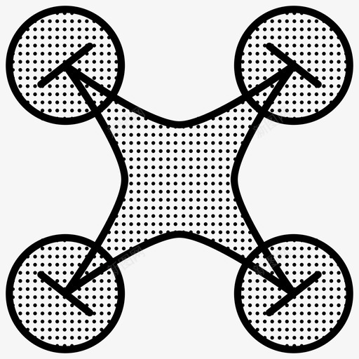 无人机物联网星罗棋布图标svg_新图网 https://ixintu.com 无人机 物联网星罗棋布