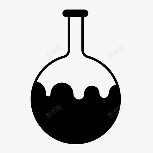 佛罗伦萨烧瓶化学实验室图标svg_新图网 https://ixintu.com 佛罗伦萨烧瓶 化学 反应 学校 实验室 科学