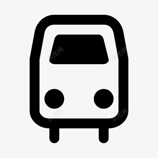 公共汽车通勤公共交通图标svg_新图网 https://ixintu.com 交通 公共交通 公共汽车 旅行 通勤