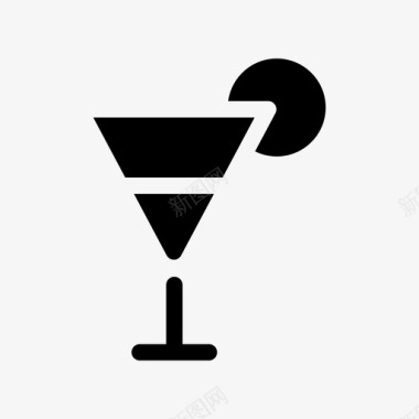 饮料鸡尾酒酒杯图标图标