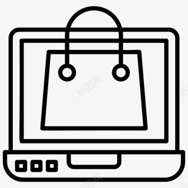 网上商店网上市场购物门户图标图标