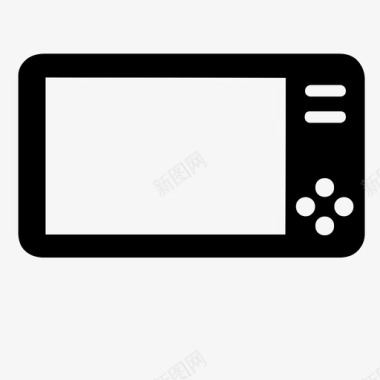 游戏机手持便携式图标图标