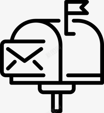邮箱通讯电子邮件图标图标