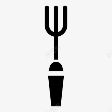 叉子食物餐厅图标图标