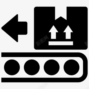 传送带输入传送带工厂图标图标