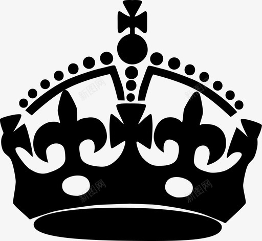 皇冠保持冷静国王图标svg_新图网 https://ixintu.com 保持冷静 君主 国王 王后 皇冠 皇室