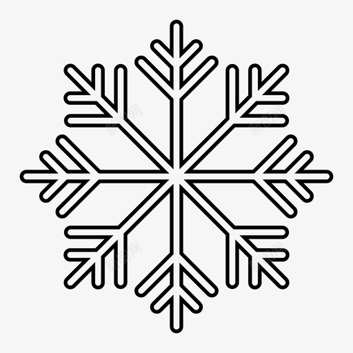 雪寒冷冬天图标svg_新图网 https://ixintu.com 下雪 冬天 天气 寒冷 雪 雪花