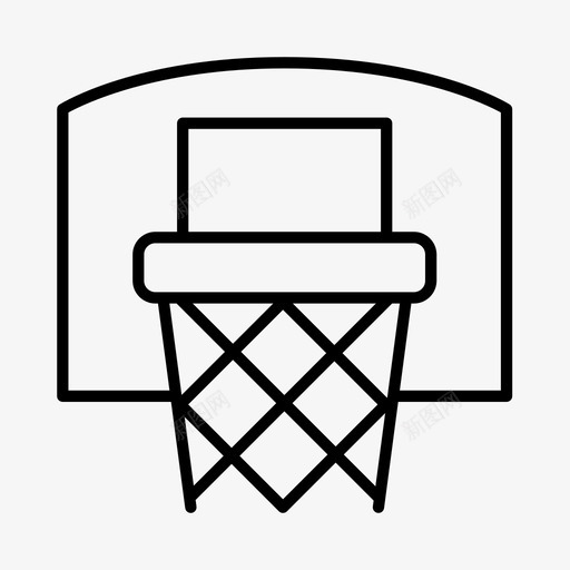 篮球圈运动比赛图标svg_新图网 https://ixintu.com 比赛 篮球圈 运动