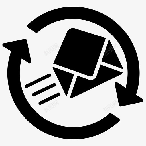 商务邮件正式信件官方邮件图标svg_新图网 https://ixintu.com 商务邮件 官方邮件 搜索引擎优化字形图标 正式信件