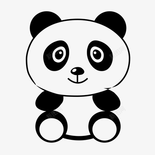 pandasvg_新图网 https://ixintu.com panda