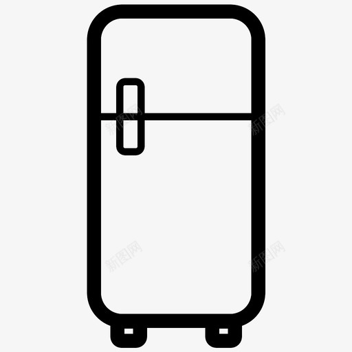 冰箱电子产品小配件图标svg_新图网 https://ixintu.com 冰箱 小配件 电子产品