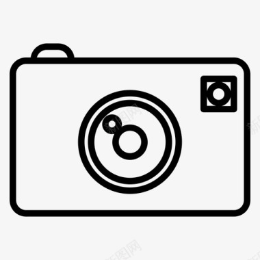 相机摄影旅行图标图标