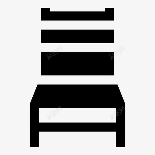 椅子装饰家具图标svg_新图网 https://ixintu.com 家具 房子 房间 椅子 装饰