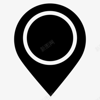 位置gps地图针图标图标