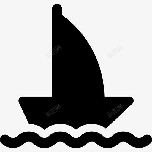 帆船航行运输海上和海滩图标svg_新图网 https://ixintu.com 帆船航行 海上和海滩 运输