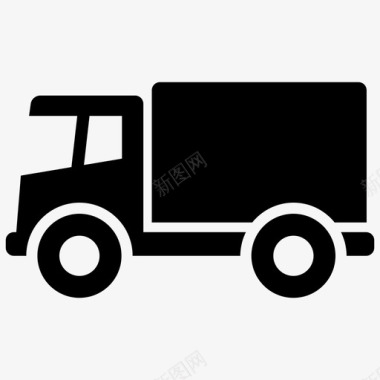 卡车运送物流运输图标图标