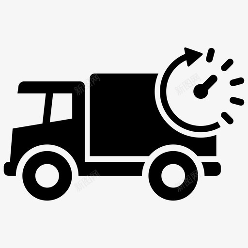 装运时间交货物流图标svg_新图网 https://ixintu.com 交货 卡车 物流 物流2 装运时间