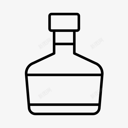 调味品酒精瓶子图标svg_新图网 https://ixintu.com 瓶子 调味品 酒精 饮料