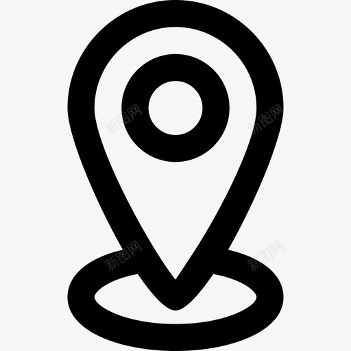 位置地图销交通工具图标svg_新图网 https://ixintu.com 交通工具 交通工具和标志 位置 地图销