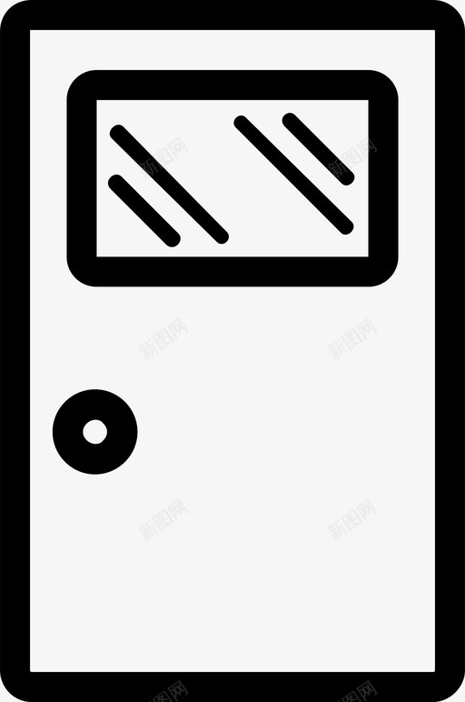 门门口出口图标svg_新图网 https://ixintu.com 出口 门 门口