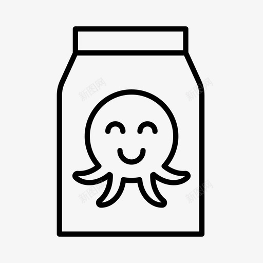 章鱼水族馆纪念品图标svg_新图网 https://ixintu.com 动物园 水族馆 章鱼 纪念品 野生动物 野生动物公园