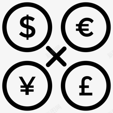 外汇外汇交易货币兑换图标图标