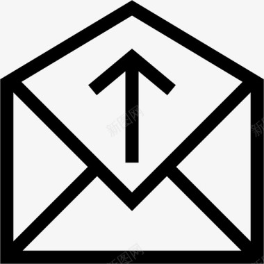 发送邮件信件收件箱图标图标
