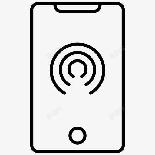 无线iphonewifi图标svg_新图网 https://ixintu.com iphone wifi 无线 物联网
