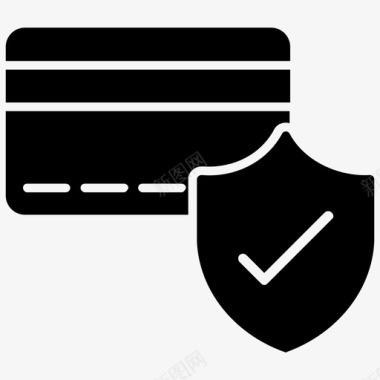 支付安全支付保护安全交易图标图标