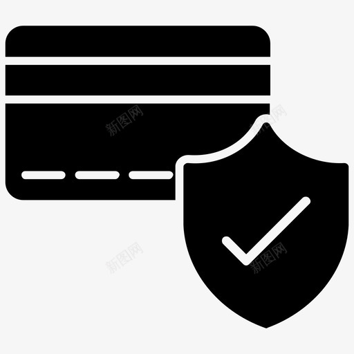 支付安全支付保护安全交易图标svg_新图网 https://ixintu.com 安全交易 安全卡支付 安全支付 支付保护 支付安全 购物和商业字形图标