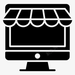 电子商务网站模板网上商店电子购物电子商店图标高清图片