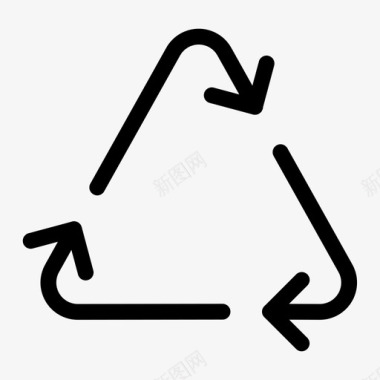 回收减少再利用图标图标