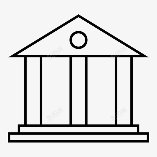 大楼大学家庭图标svg_新图网 https://ixintu.com 办公室 大学 大楼 学校 家庭