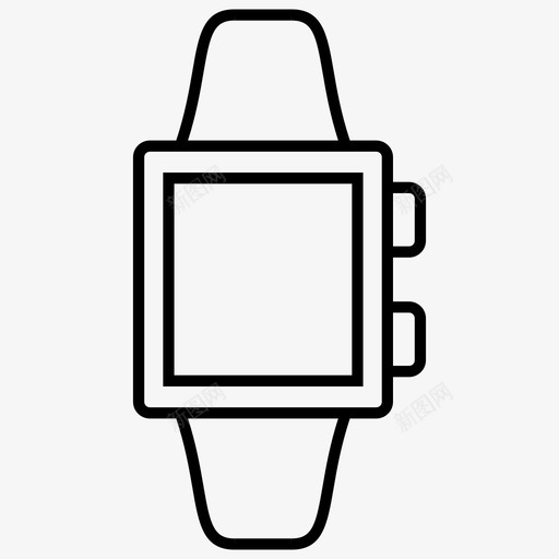 智能手表iwatch夏普设备图标svg_新图网 https://ixintu.com iwatch 夏普设备 智能手表