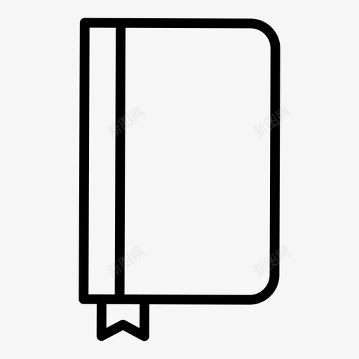 笔记本记事本办公室图标svg_新图网 https://ixintu.com 办公室 工作 笔记本 记事本