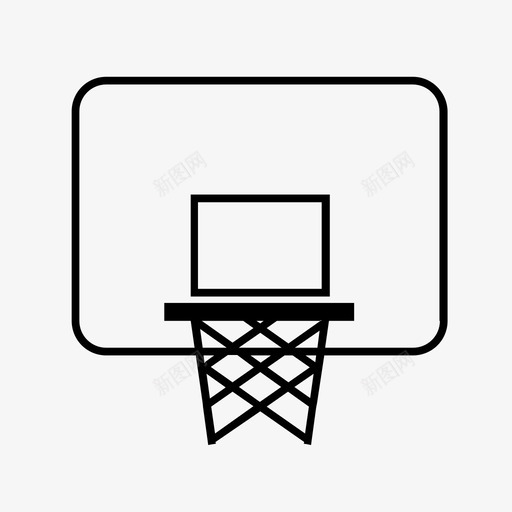 篮球板记分板体育图标svg_新图网 https://ixintu.com 体育 篮球板 记分板