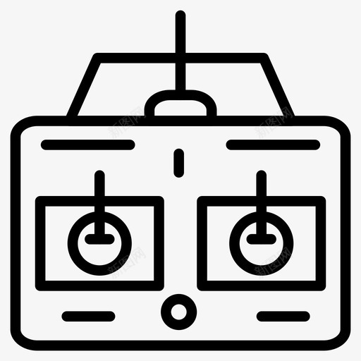 控制无人机游戏控制器图标svg_新图网 https://ixintu.com 技术 控制 无人机 无线 游戏控制器 遥控