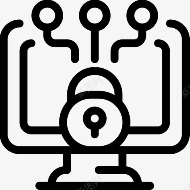 密码锁数据隐私gdpr图标图标