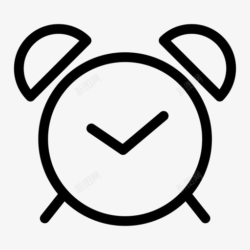 闹钟时间计时器图标svg_新图网 https://ixintu.com 时间 计时器 闹钟