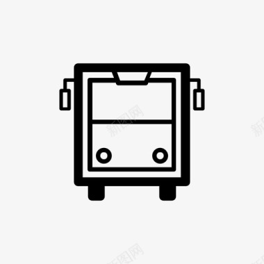 巴士乘客旅行图标图标