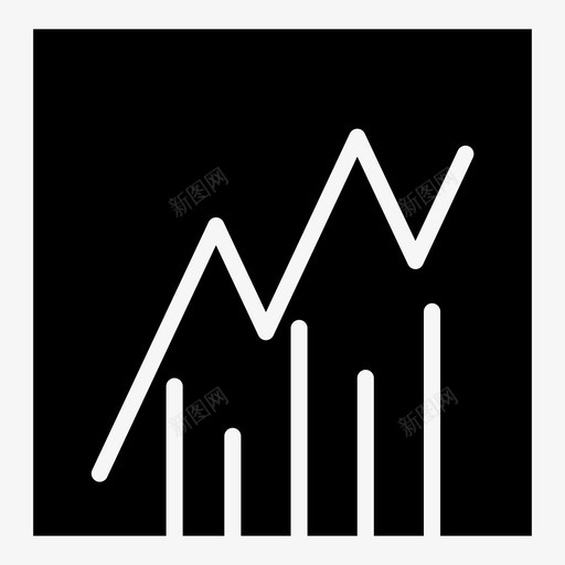 分析业务图表图标svg_新图网 https://ixintu.com 业务 分析 图表 增长 建筑师和建筑 网络