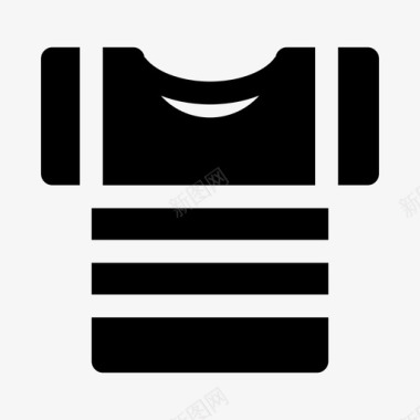水手衬衫水手服T恤图标图标