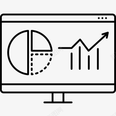 网络分析计算机营销图标图标